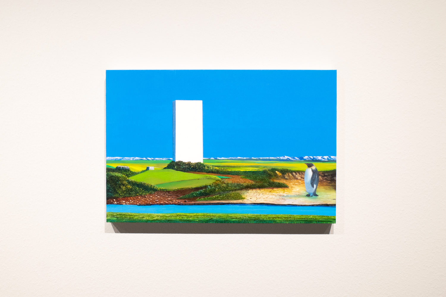 猪瀬直哉《Melancholia》 2020年 Oil, Acrylic on Aluminium panel 40.1x60.1cm