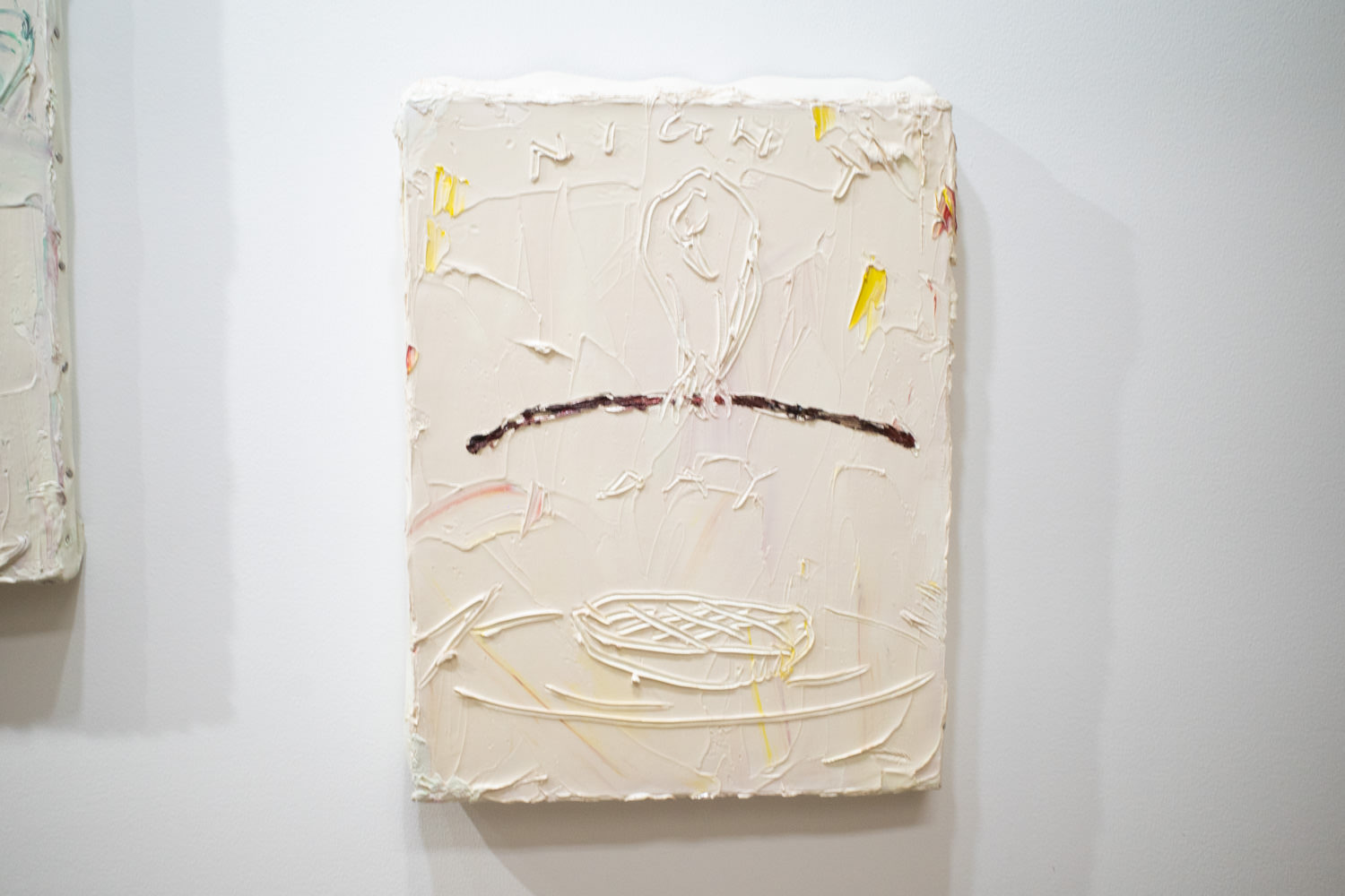川内理香子《Night and Day》2018年 oil on canvas, 410x 318mm