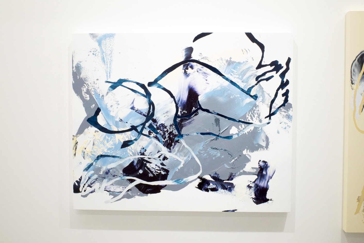 大久保紗也 《She's lying》 2020年 oil and acrylic on canvas panel 652x803mm