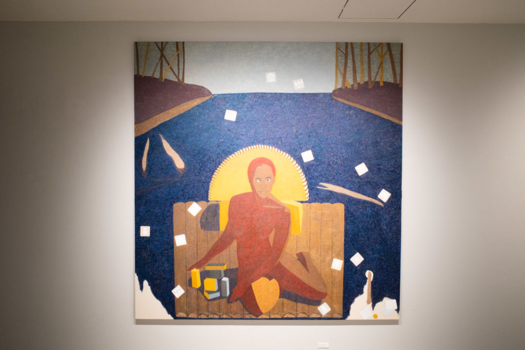 Mequitta Ahuja メキッタ・アフジャ《Journeyman II》 2015年Oil on canvas 203.2 x 213 cm