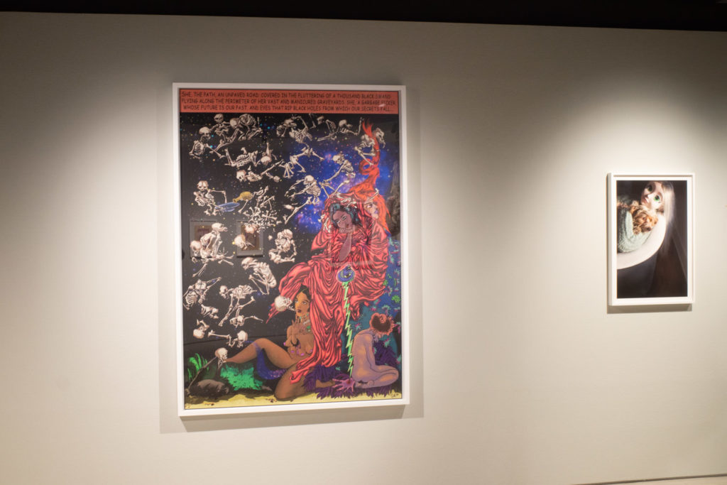 Chitra Ganesh チトラ・ガネーシュ《Melancholia: Red death》2011年Digital print 167.6 x 121.9 cm