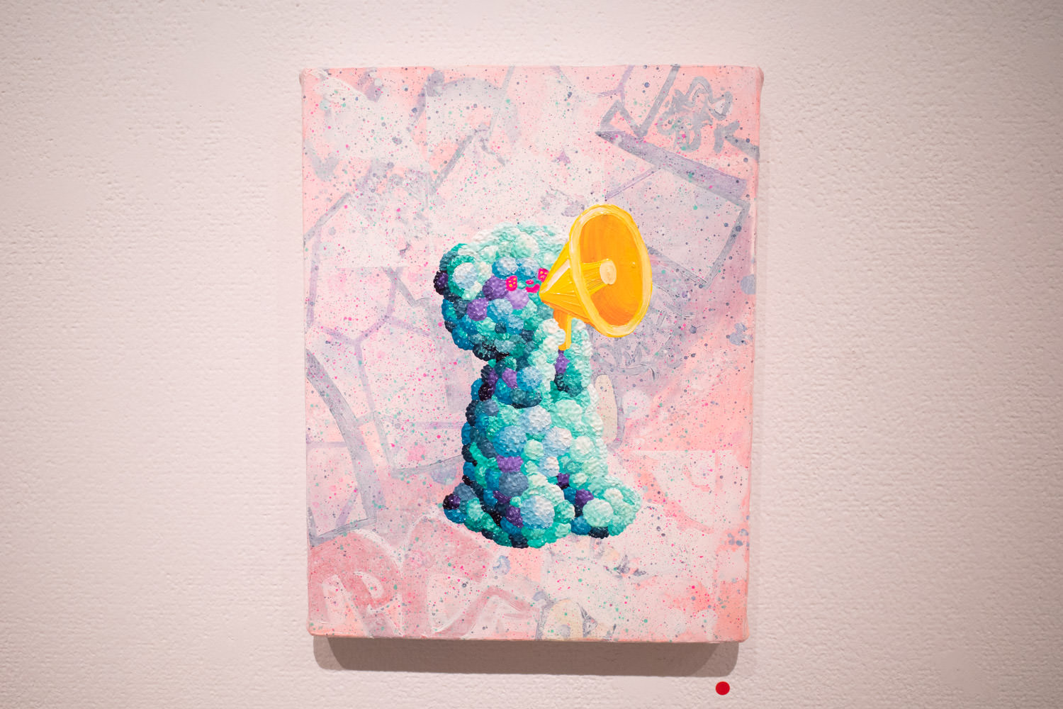 江口綾音《Azan アザーン》2019年 oil on canvas 18x14.2cm