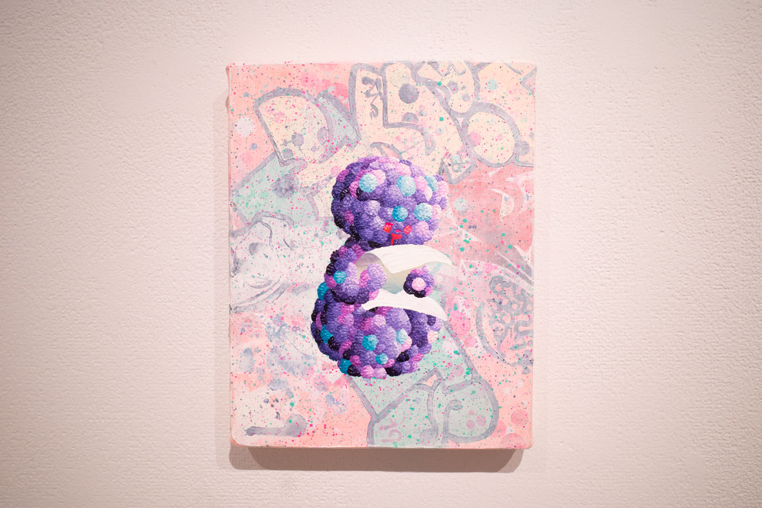 江口綾音《Thank you for the letter お手紙ありがとう》2019年 oil on canvas 18x14.2cm