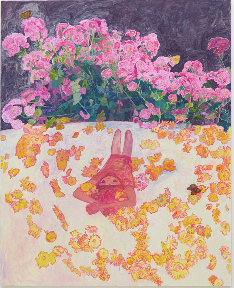 工藤 麻紀子 Makiko Kudo / 花がらのふとん Floral patterned futon