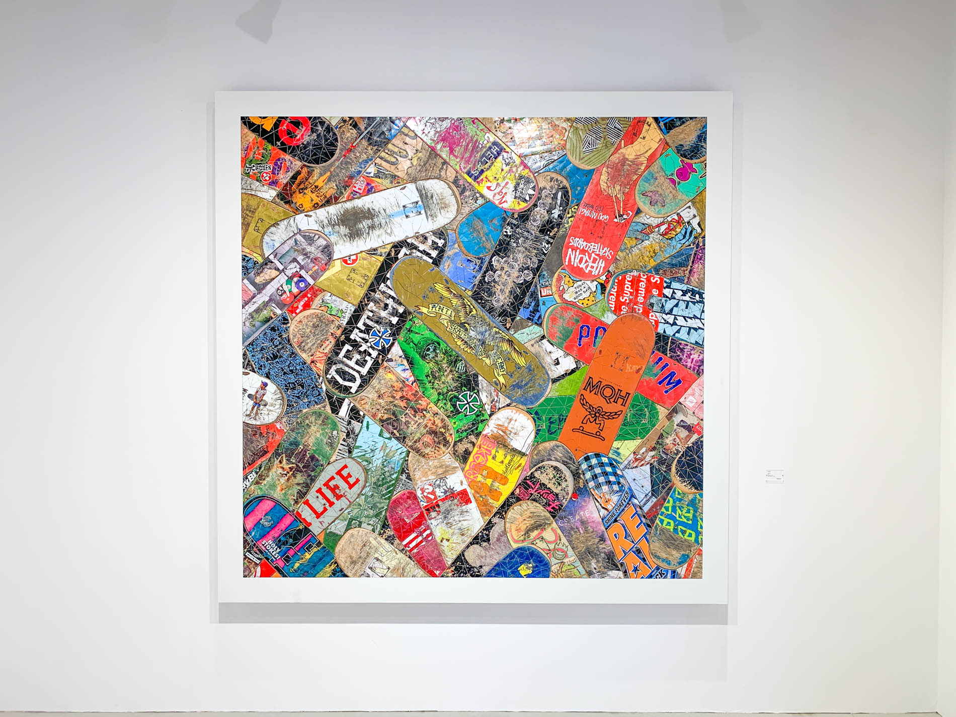 Haroshi《Mosh Pit》 2020 Skateboard deck H202xW202xD10cm
