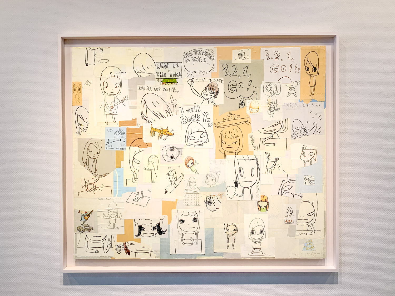 奈良美智《Collage of Previously Unreleased DrawingⅡ》2013年