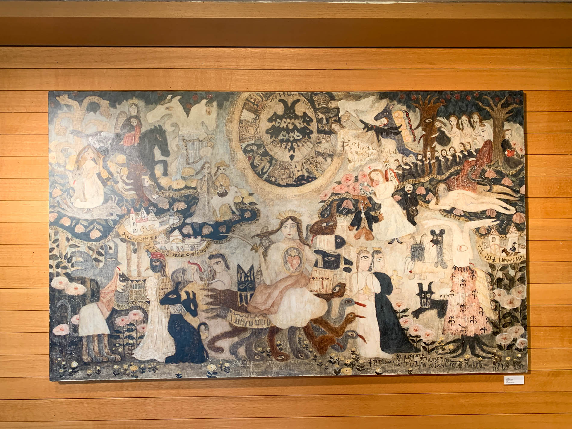 網代幸介《Gods》97cm×162cm 2020年