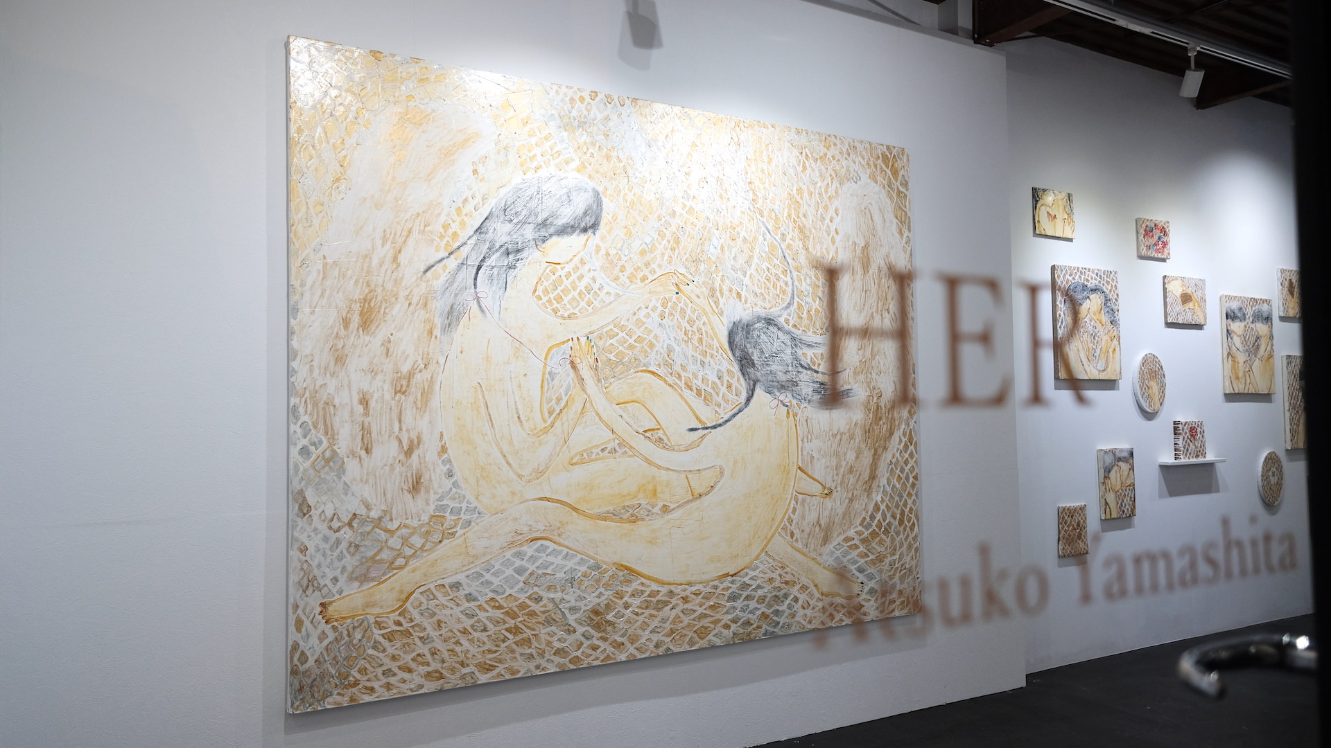 2019年やましたあつこさん個展「HER」展示風景