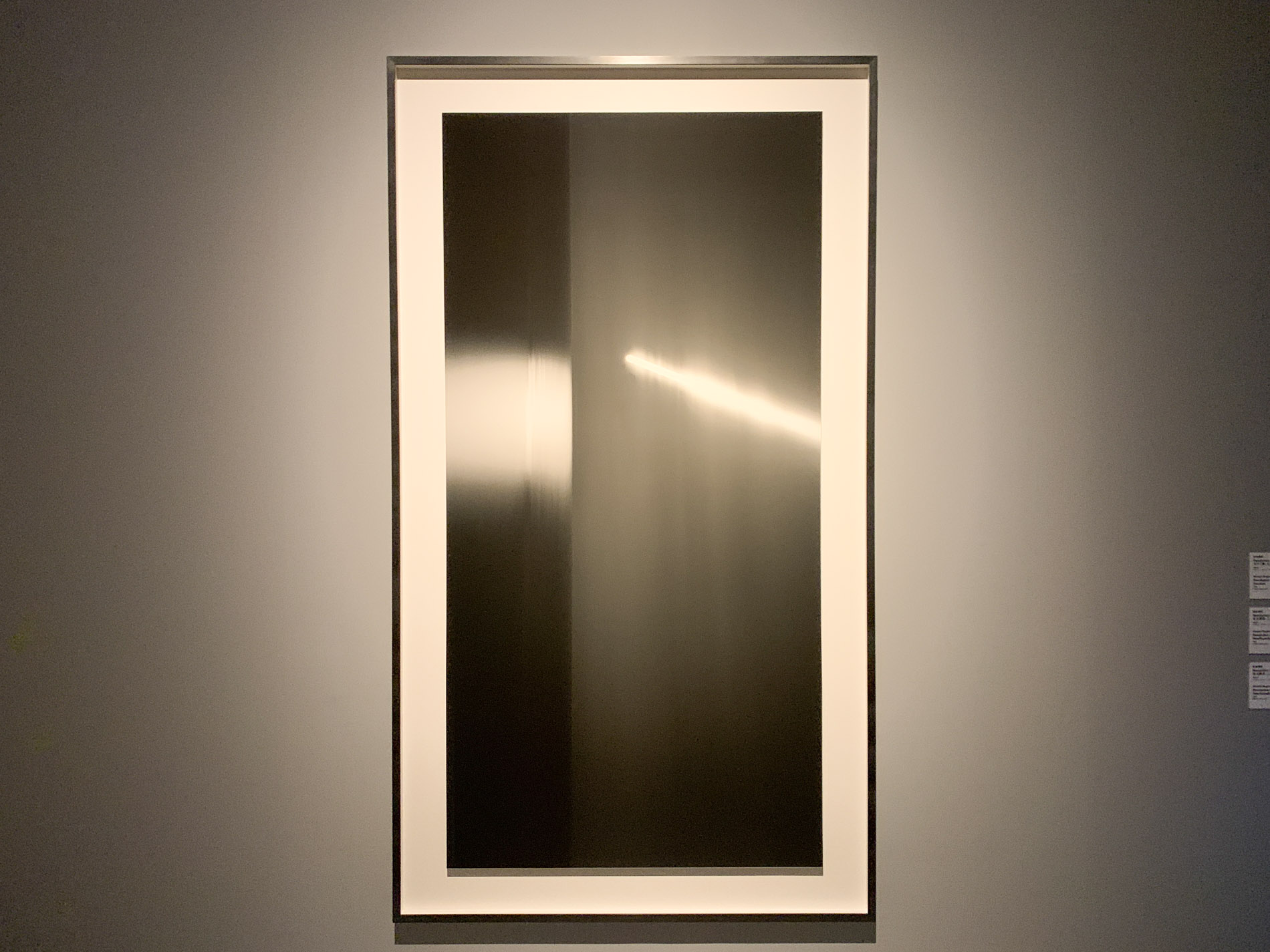杉本博司 《Revolution 008 カリブ海、ユカタン》 1990年 ゼラチン・シルバー・プリント 238.8×119.4cm