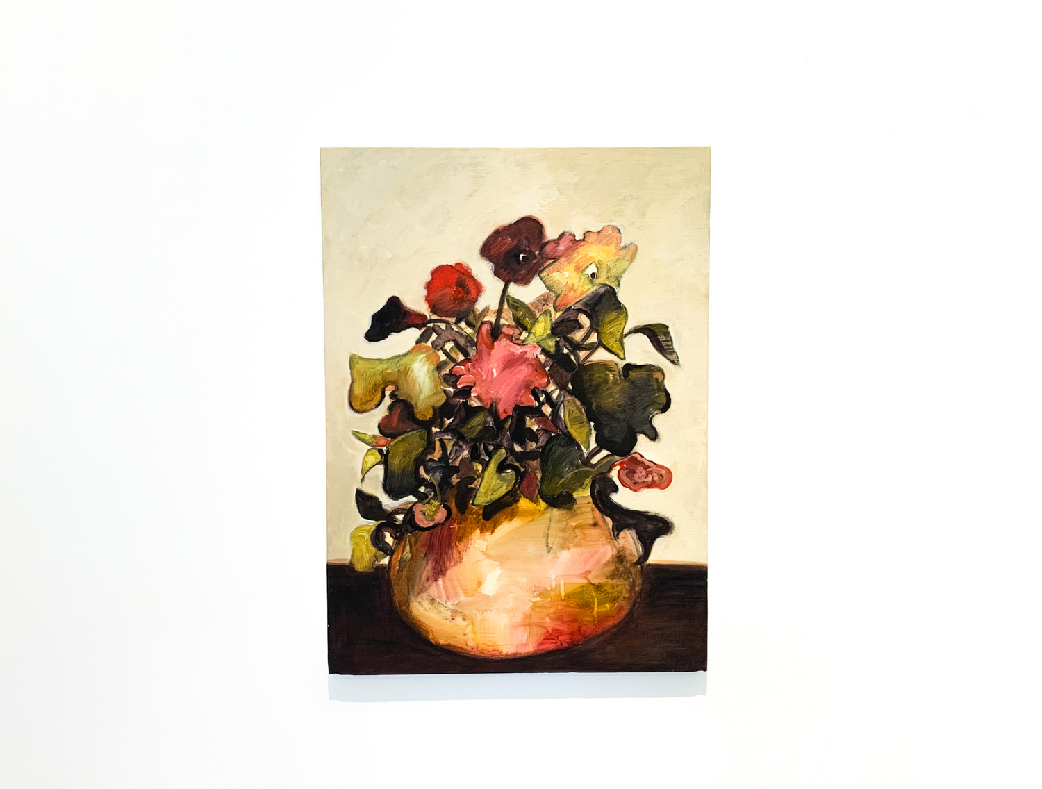 五木田智央《Withered Flower》2020年 アクリル、パステル、カンヴァス 73x53cm