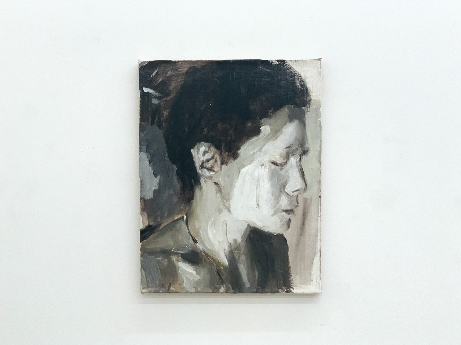 川田龍《Self-portrait 06(Jif)》2020 Oil on Canvas F6