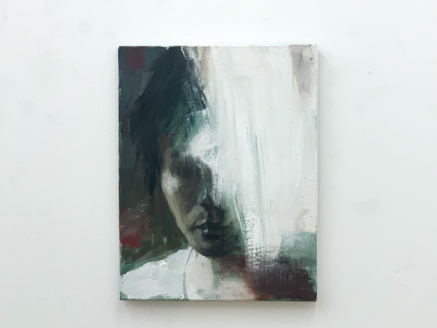 川田龍《Self-portrait (Selfie)》2020 Oil on Canvas F6