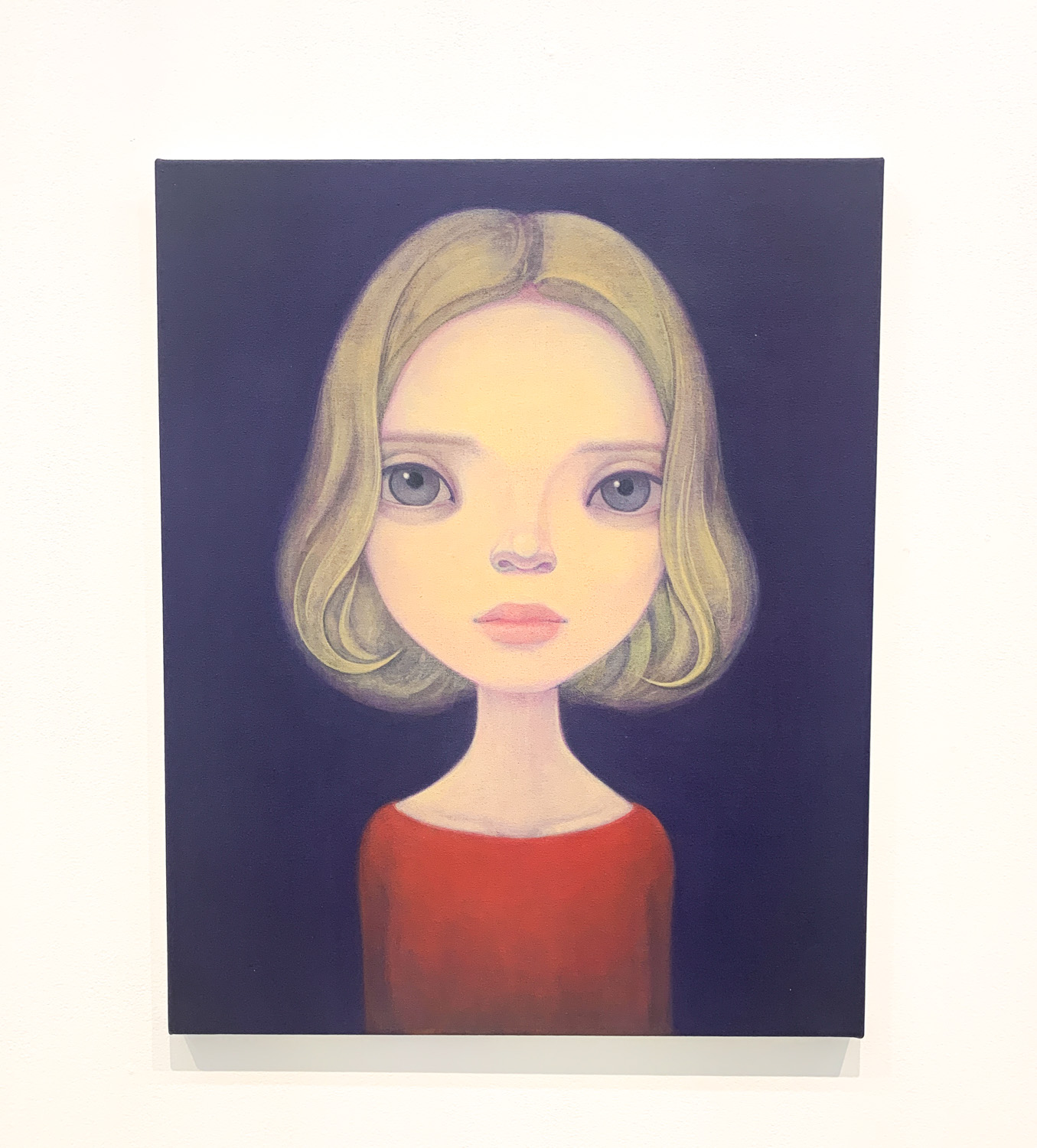 川島秀明 Hideaki Kawashima solitude 2015 acrylic on canvas 65.5 x 53.0 cm