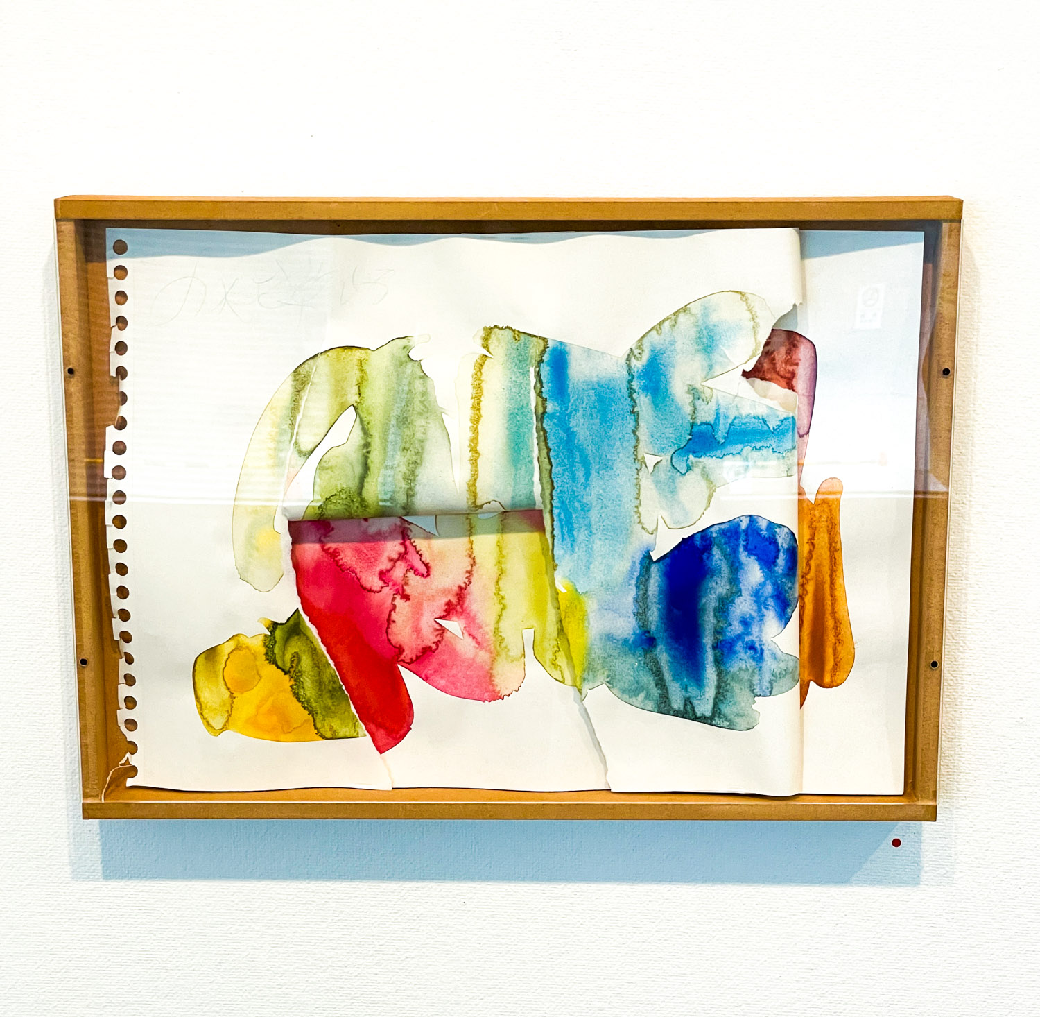 岡﨑乾二郎《349349÷7÷11÷3=349》 2020年 水彩・紙 33×45×4cm