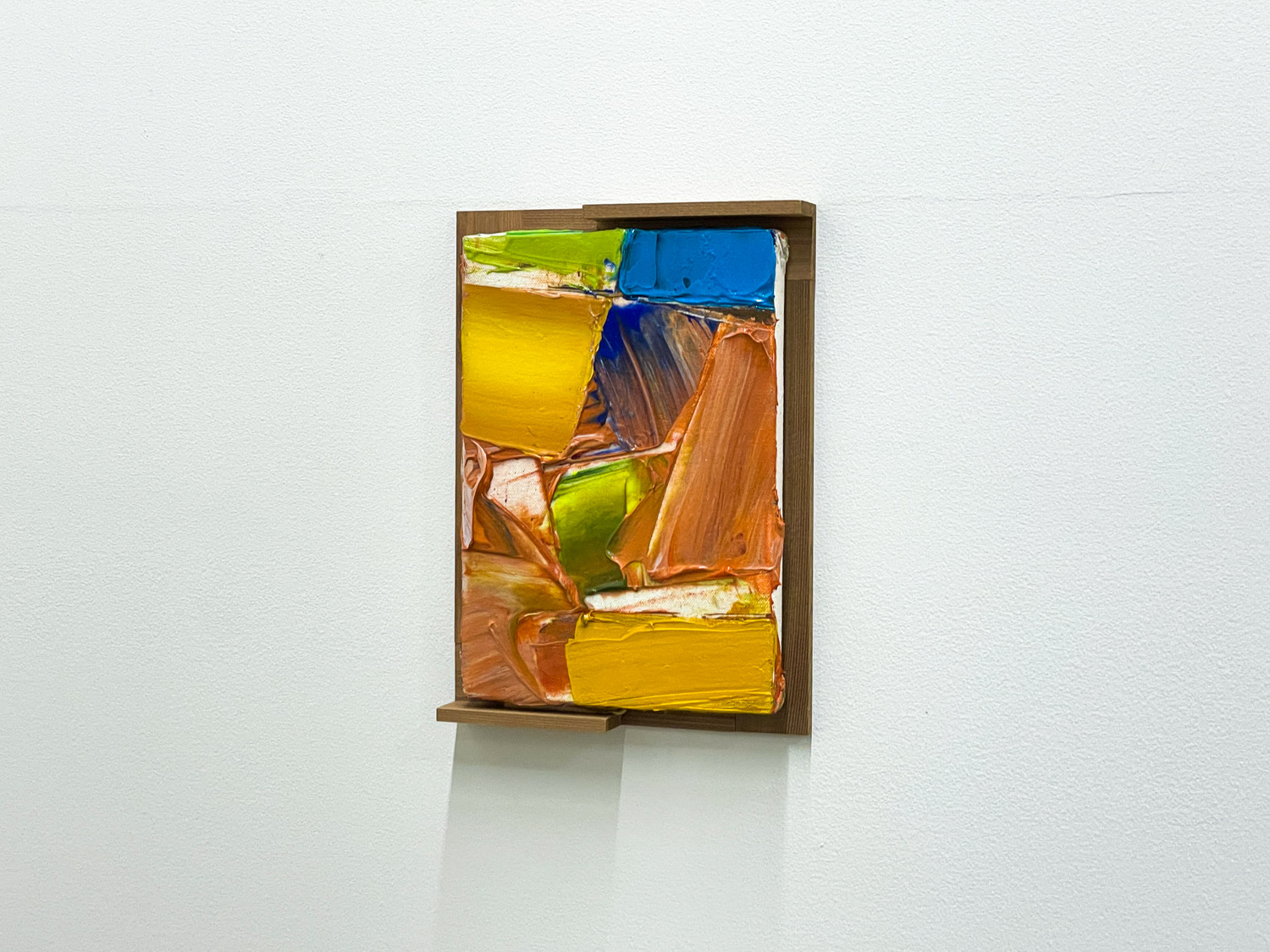 岡﨑乾二郎《瓦落瓦落/ Wrath of Jupiter》 Acrylic on canvas 2020 Acrylic on canvas 25.4x18.2x3.0 cm