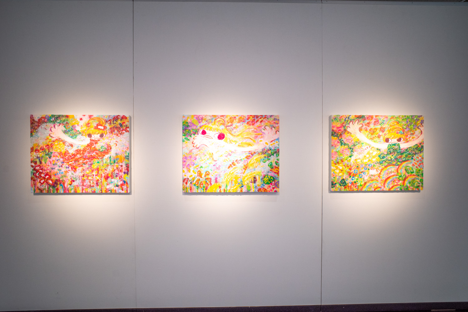 千葉駅のショッピングセンター「ペリエ千葉」リニューアル時に制作された、キービジュアルの原画