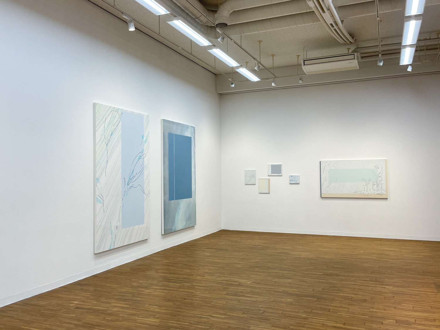 御村紗也さん作品展示風景