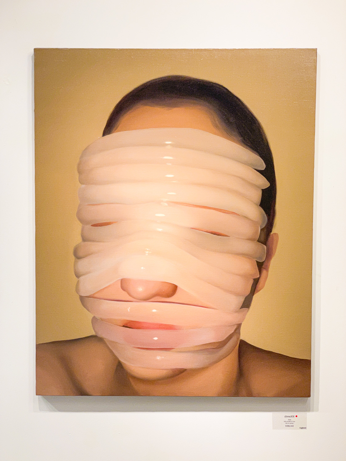 友沢こたお《slime XIX》2020年 Oil on canvas