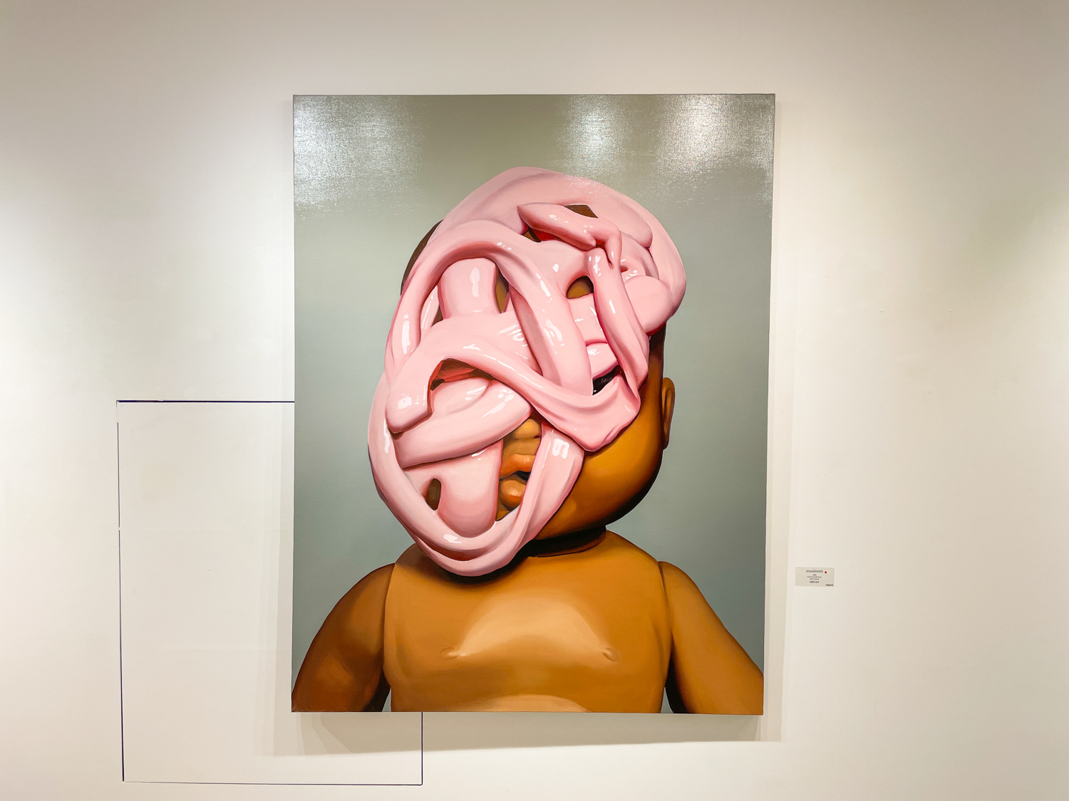 友沢こたお《slime XXXVⅢ》2020年 Oil on canvas