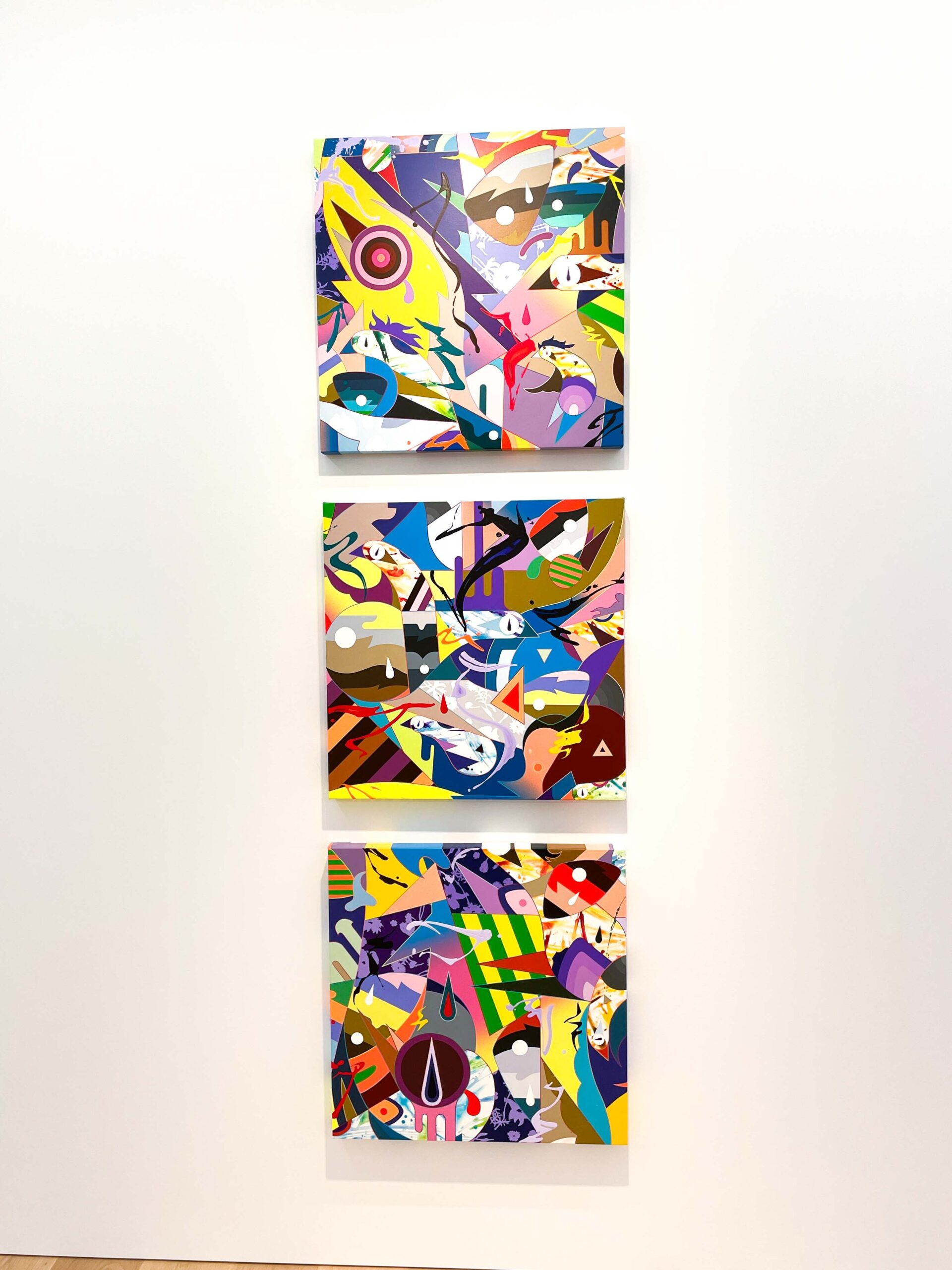 Blind Critical Mass 2021 Acrylic and mixed media on canvas 61.0×61.0cm