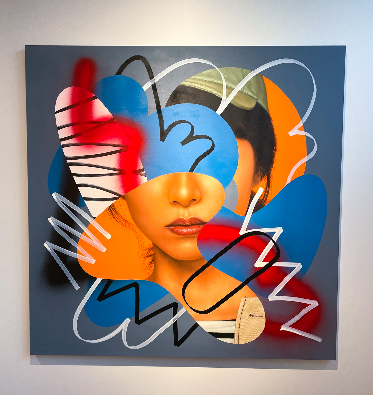 荒 星輝 《Float》 2020 Acrylic and oil on panel