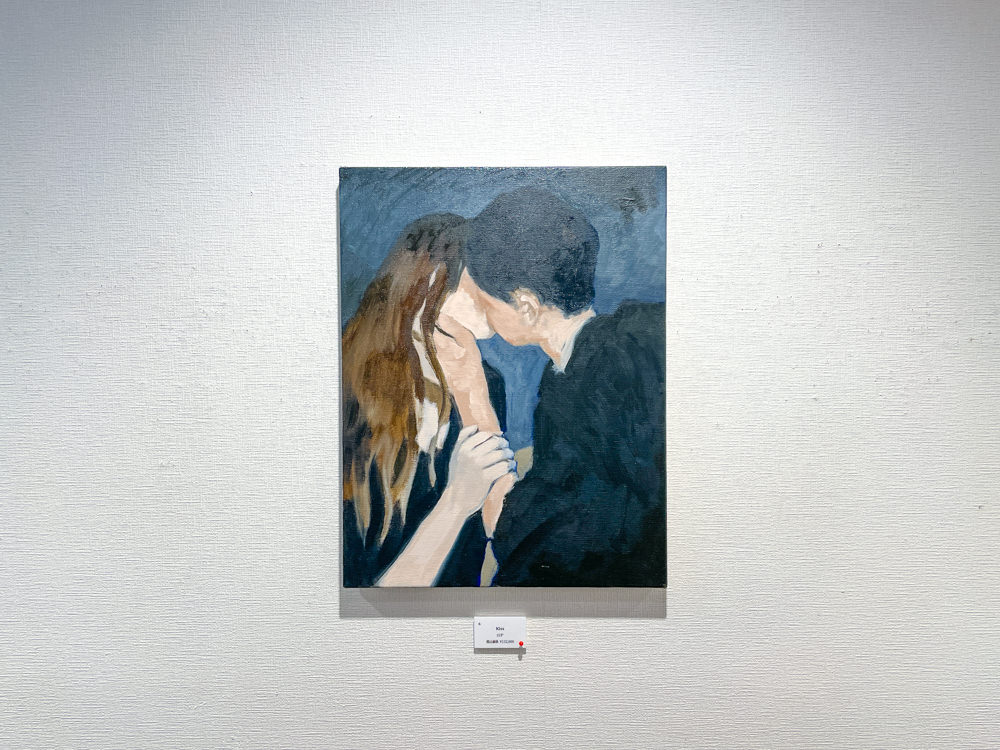 長島伊織《Kiss》530×410mm