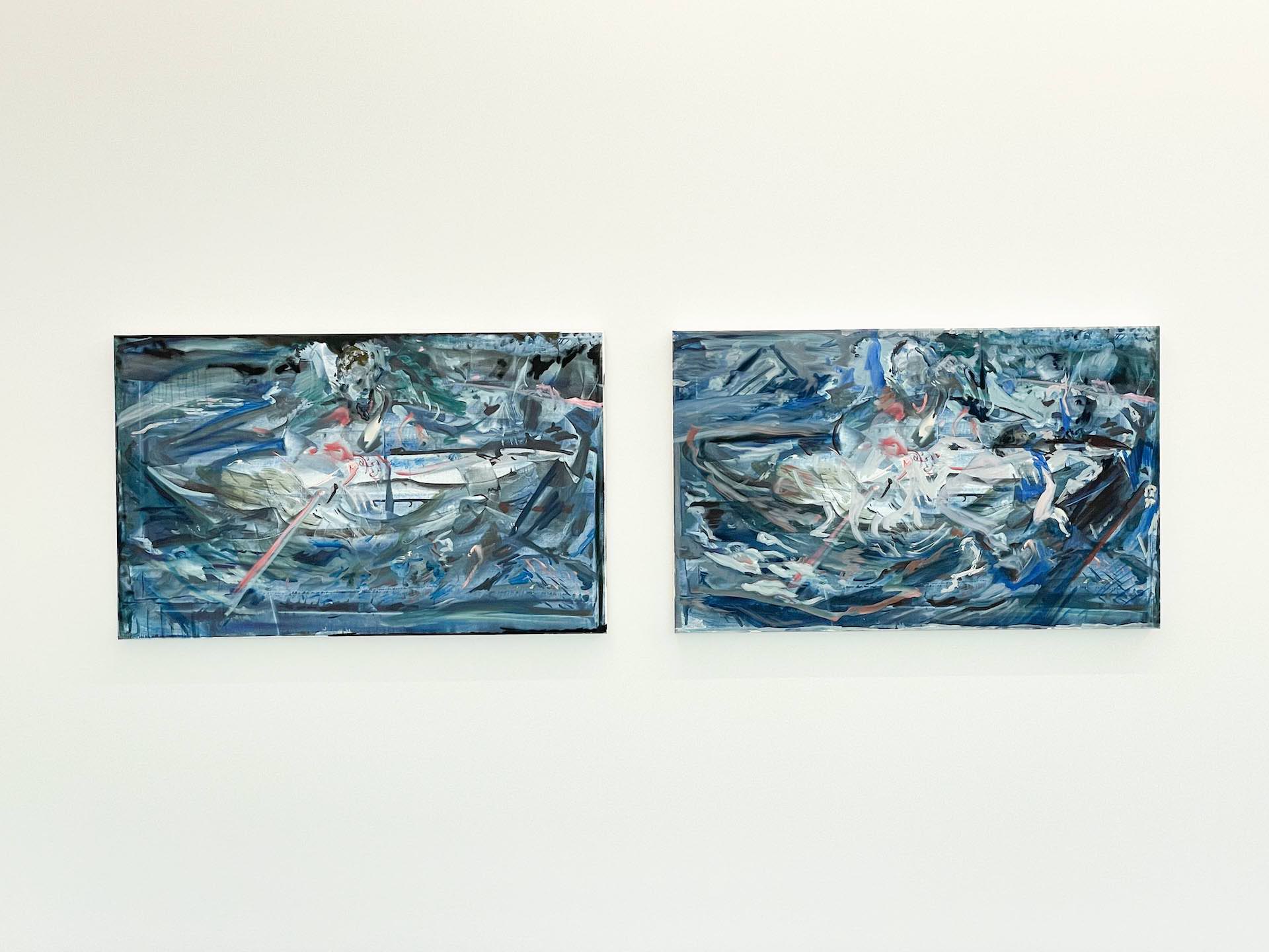 Cecily Brown《Either Or》 2021 Oil on UV-curable pigment on linen