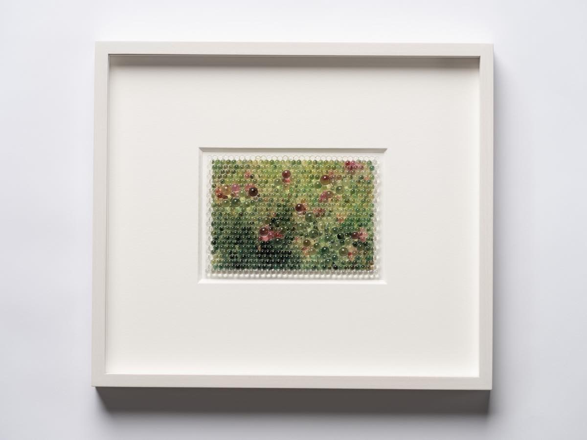 名和晃平《PixCell-Photography (milk thistle)》 2021年 ミクストメディア 26x30x2.6cm