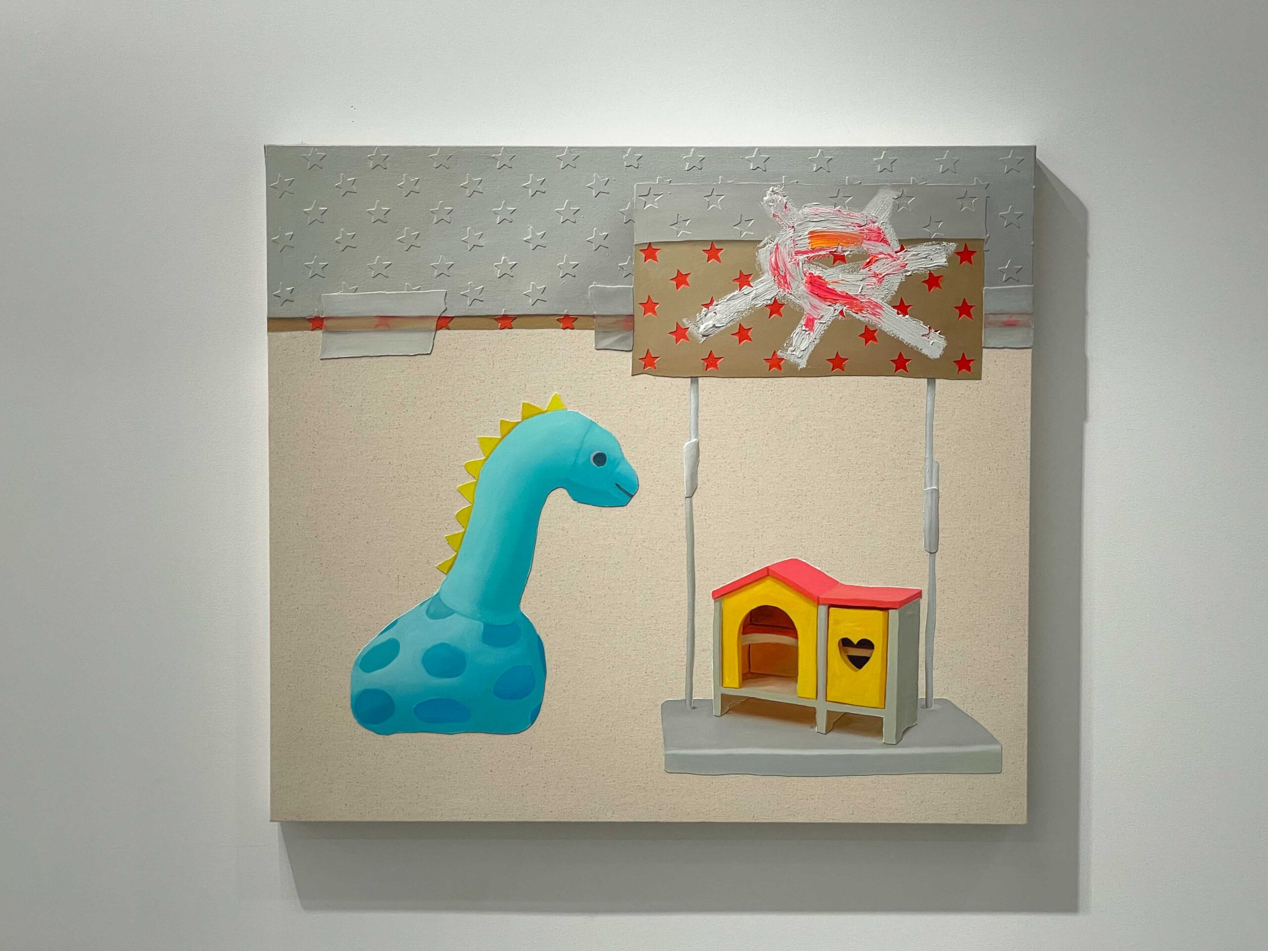 高橋知裕《Green Piece》2021 Oil on Canvas