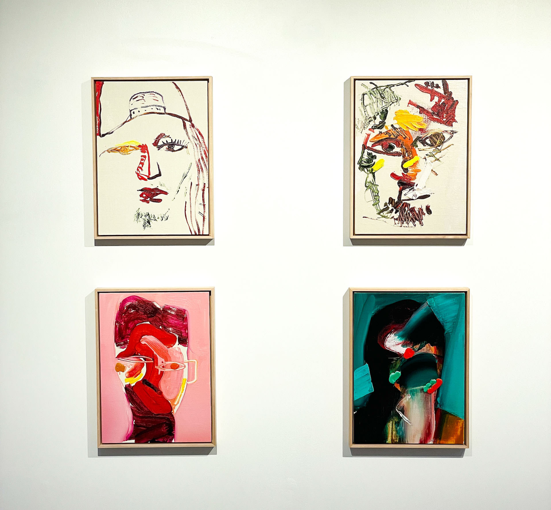 Stare Reap作品より〜左上：井田幸昌《Ogata》他3点は全て《Self Portrait》、各ED5