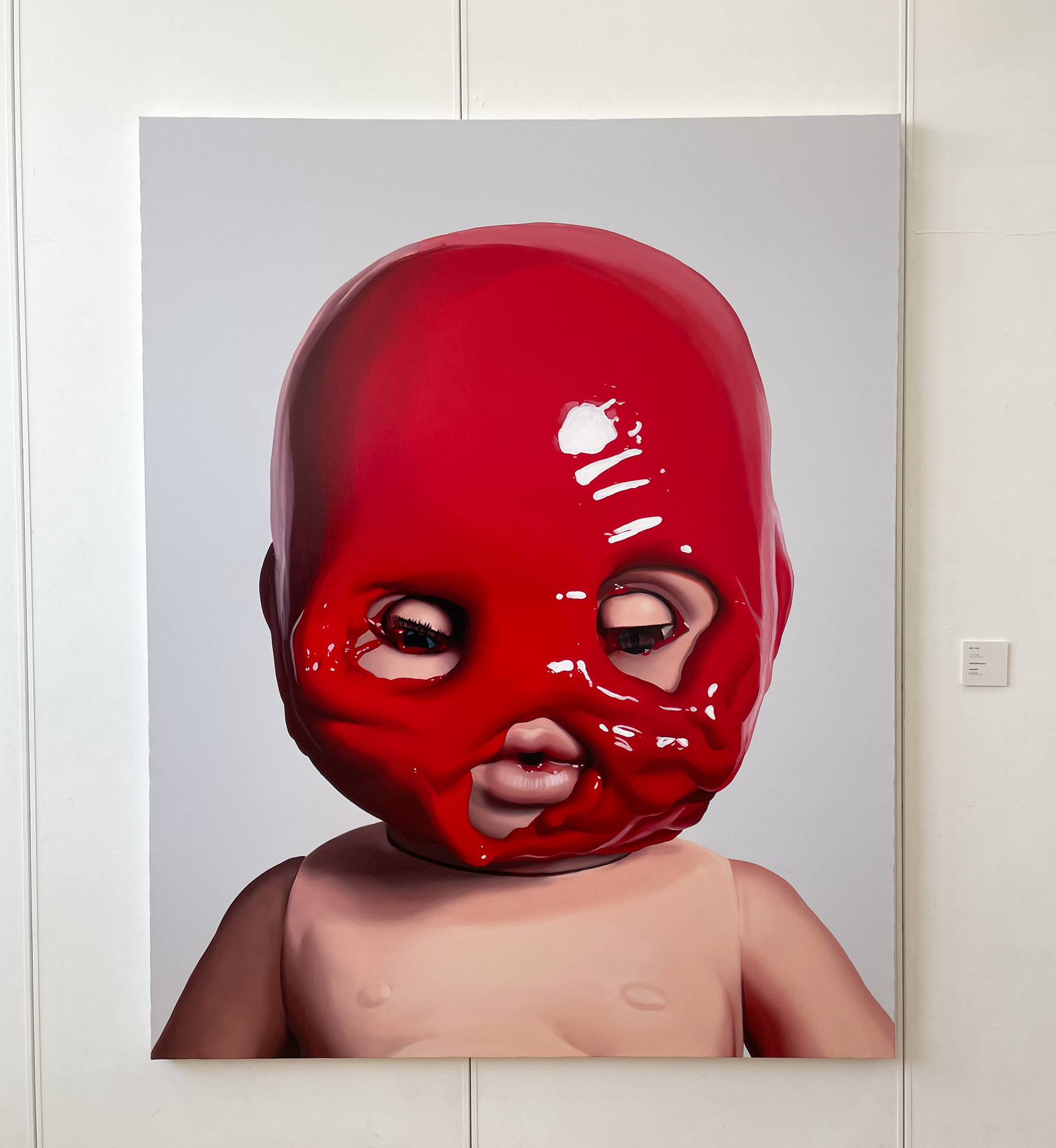 友沢こたお《slimeXCIX》Oil on Canvas 2273×1818×30mm