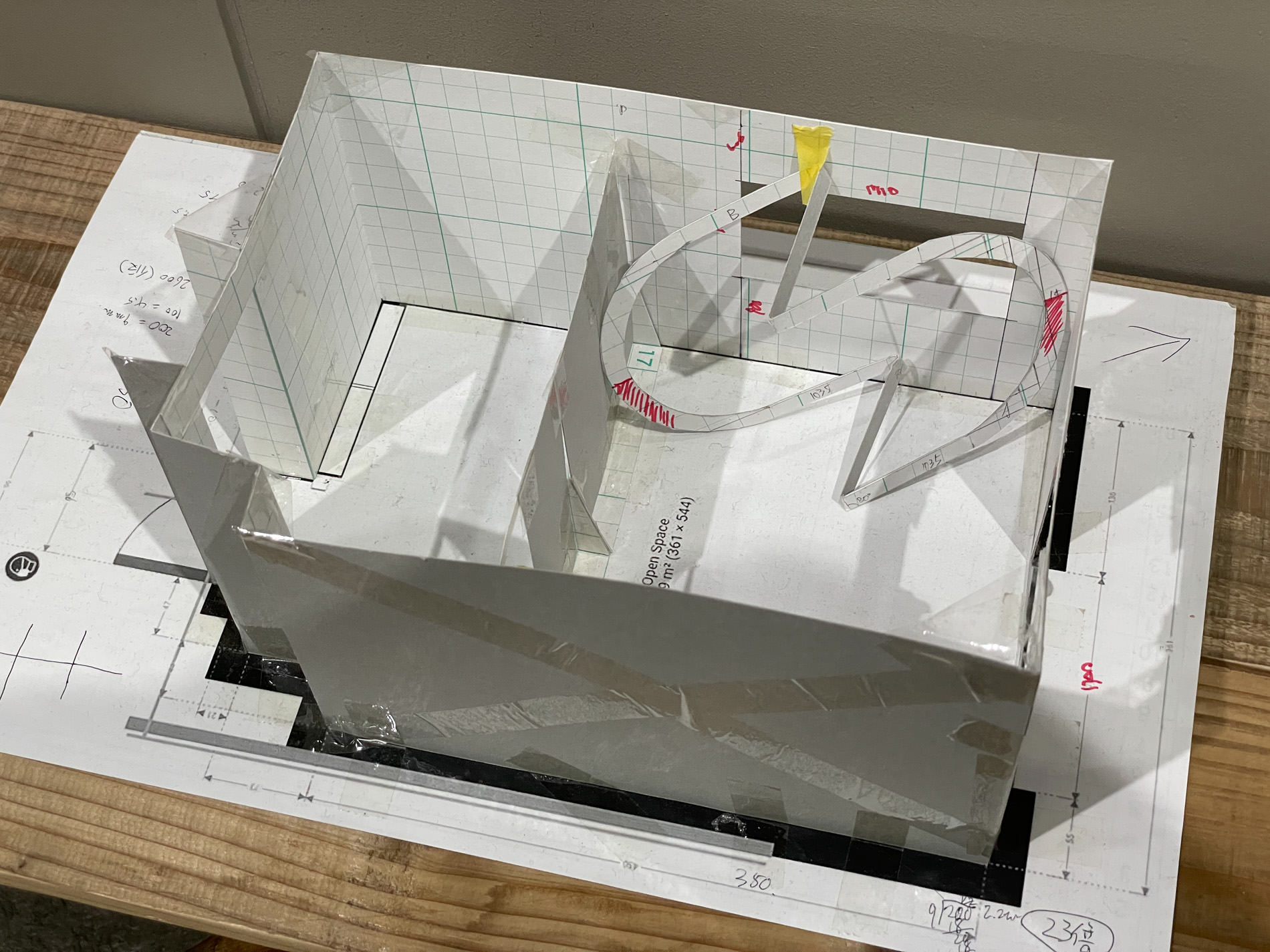 展示の模型
