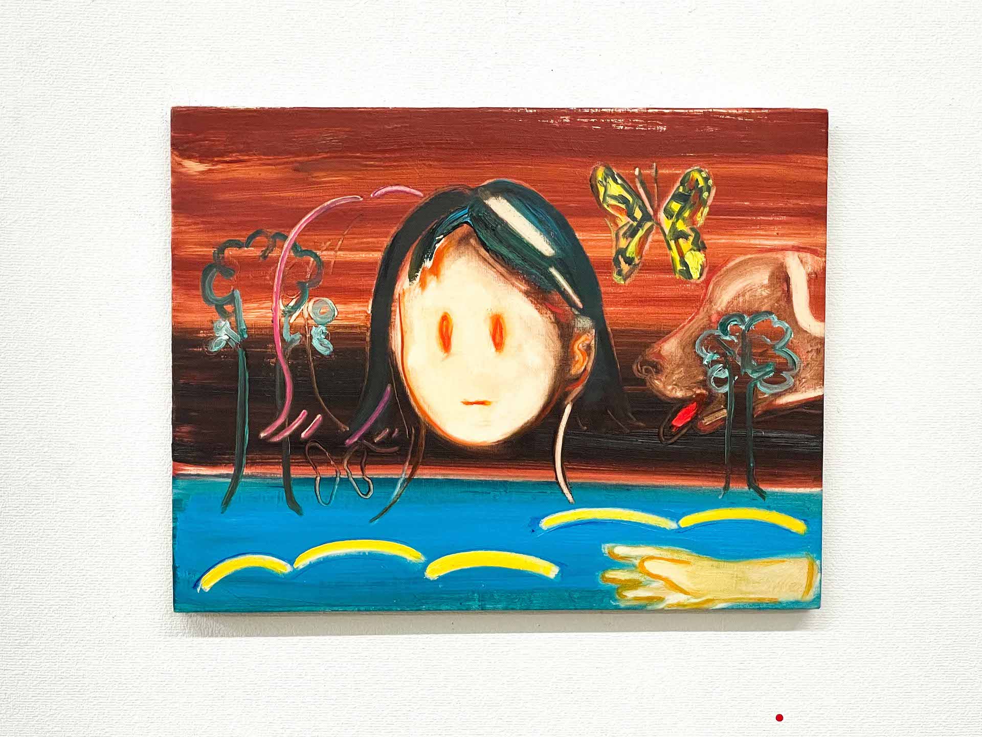 好きでも他人。 2022 31.8 × 41 × 2 cm Oil on a canvas