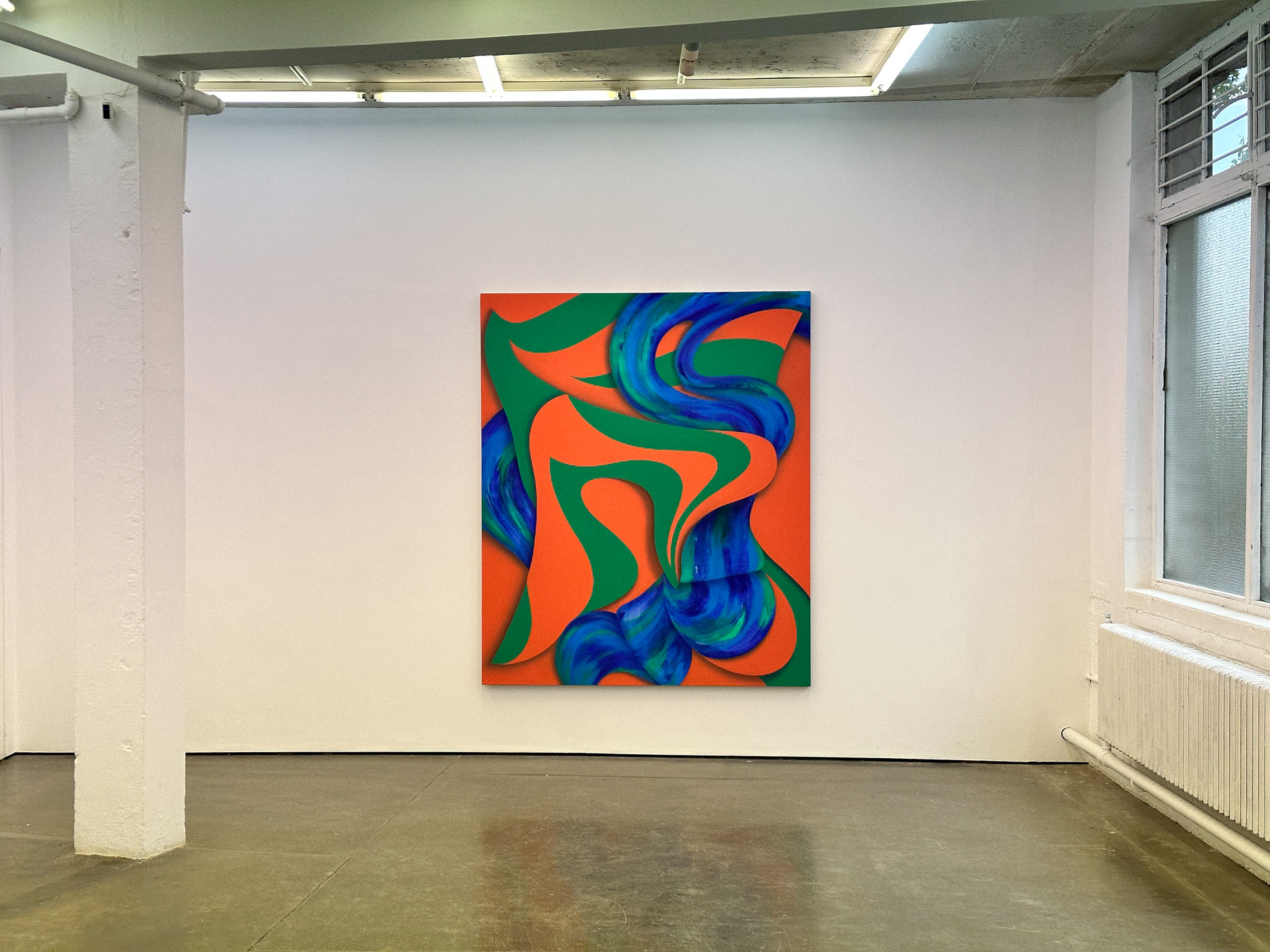 Untitled 2022 Oil on linen 203.2 x 170.2 x 3.8cm