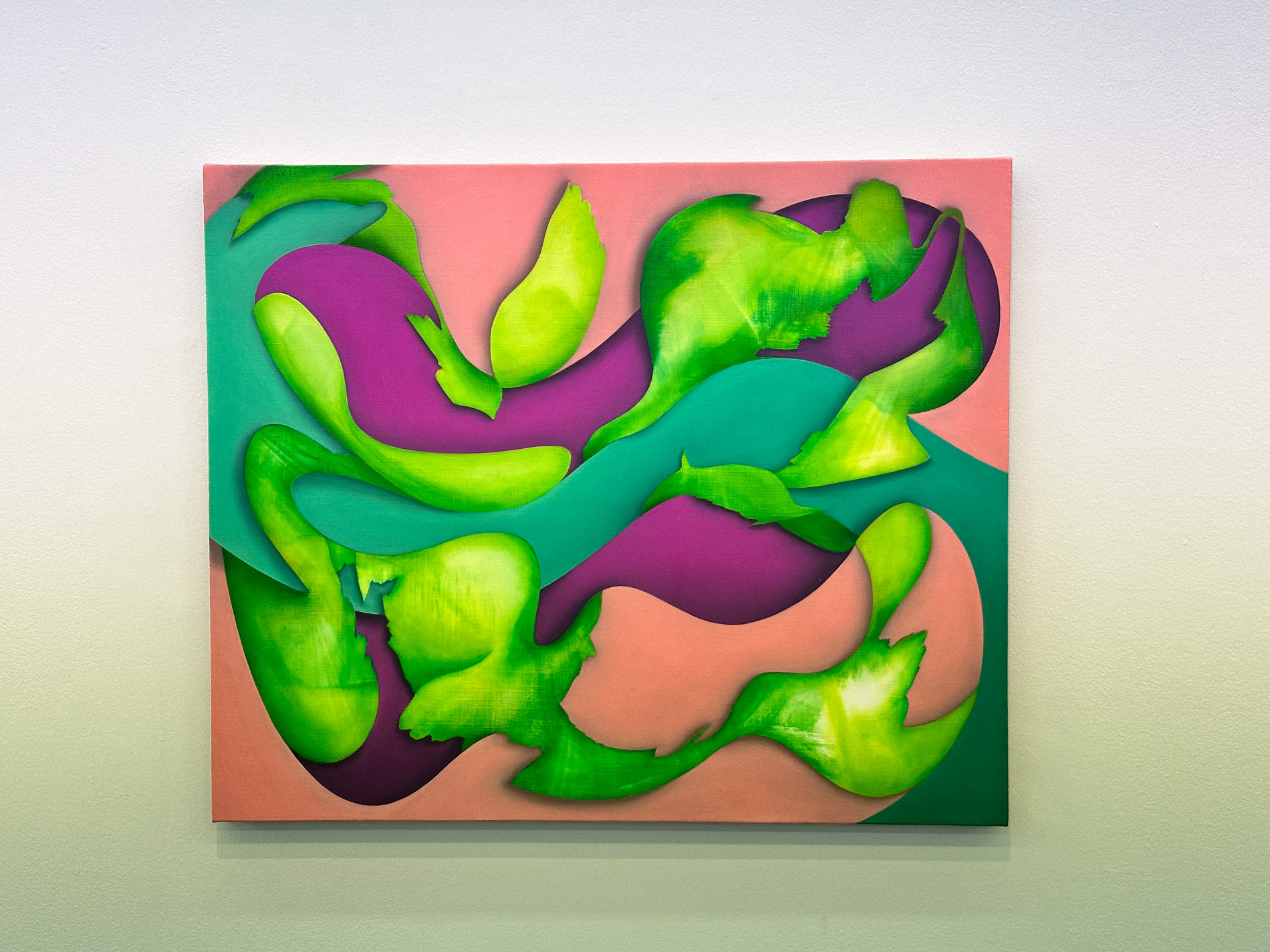 Untitled 2022 Oil on linen 48.3 x 58.4 x 2.5 cm / 19 x 23 x 1 in
