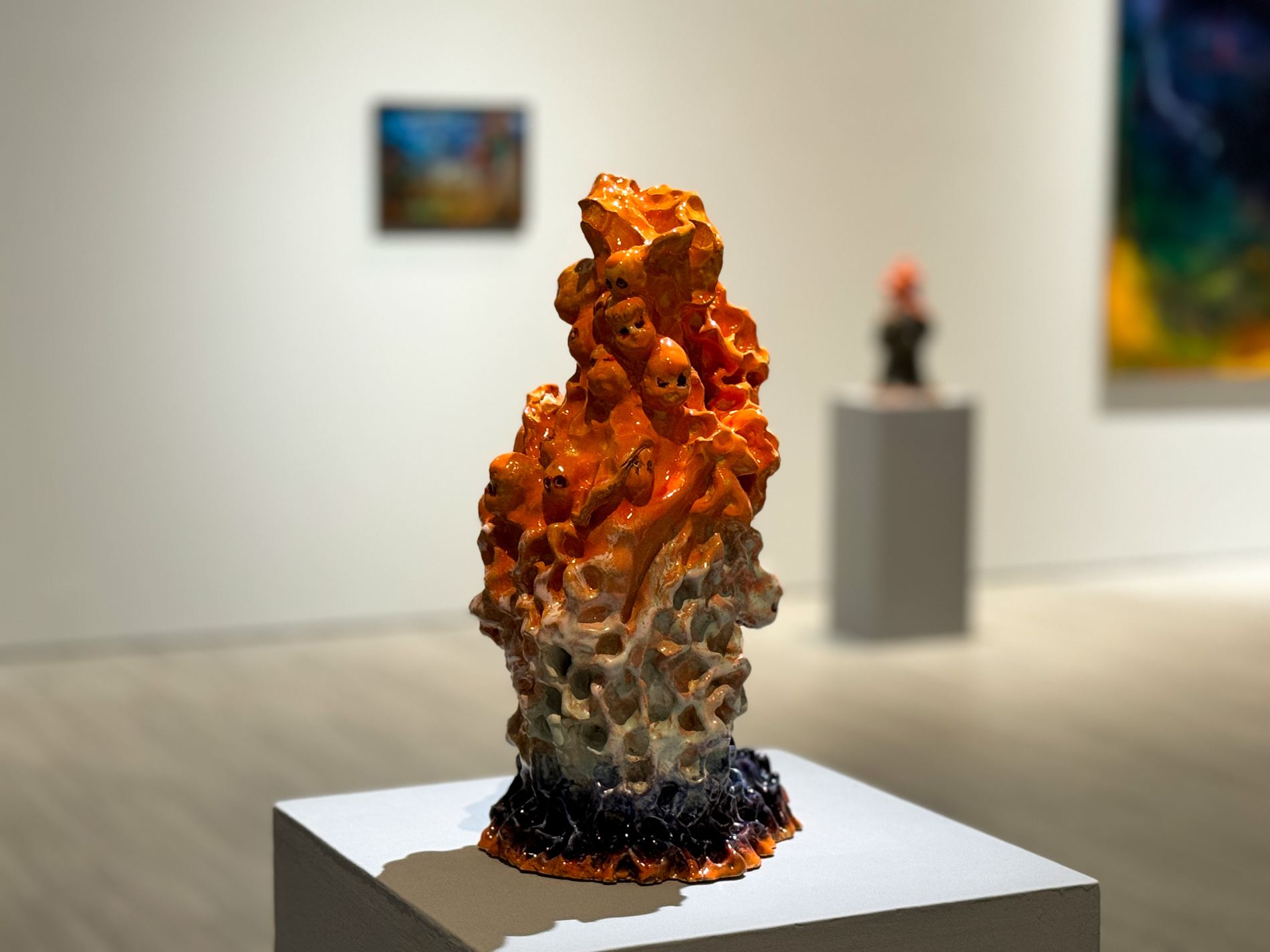 Rao Fu 《重生》Revival, 2023 Ceramic H37.5 x W17.5 x D22.5 cm