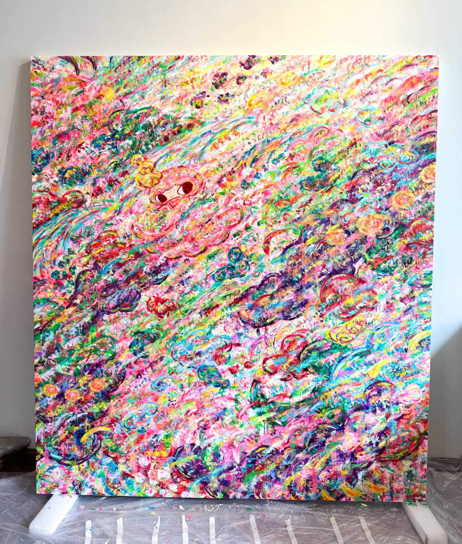 完成作品は約1.8mほどのサイズ感、価格は約15万ユーロとか･･･。