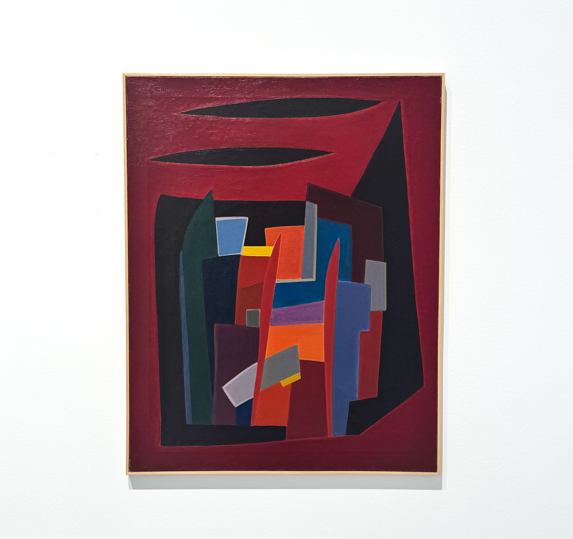 esperienze, 1953 oil on canvas 70 x 55 cm