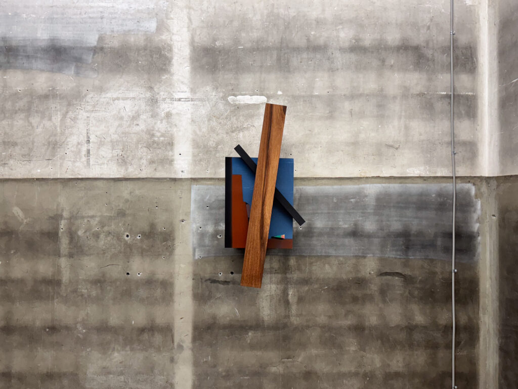 山田康平「Untitled」Oil on Paper,Wood 2025 ※物々交換作品
