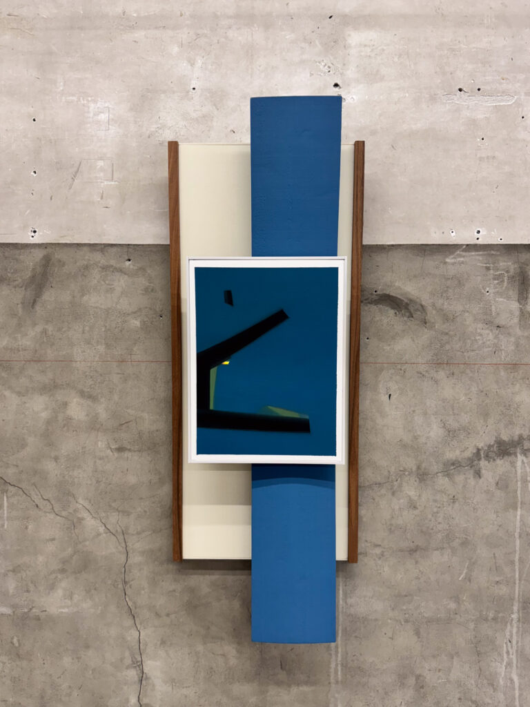 山田康平「Untitled」Oil on Paper,Wood 2025
