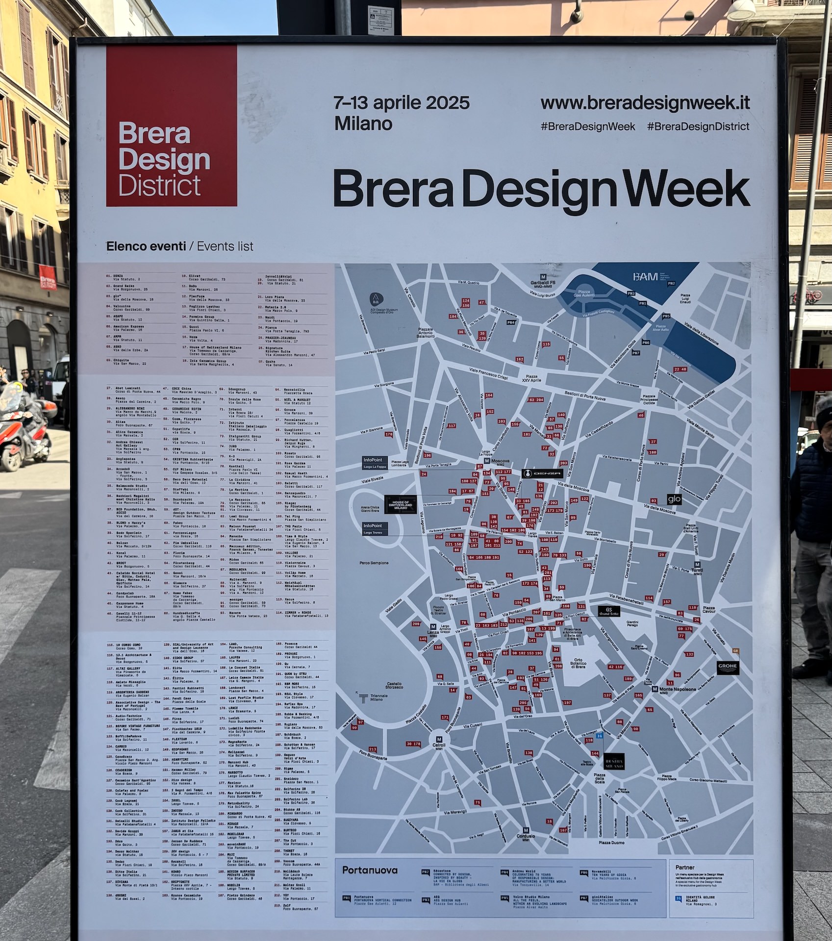 最も注目度が高いエリアイベント「Brera Design Week」